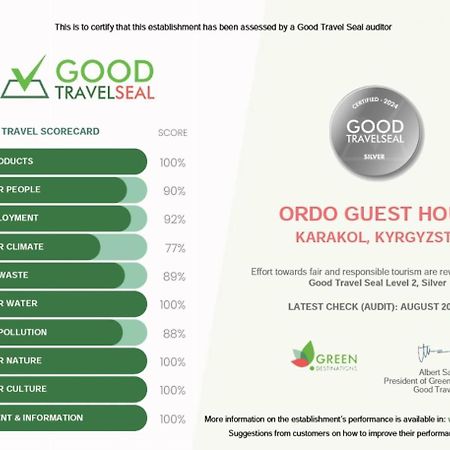 Ordo Hotel Каракол Екстериор снимка